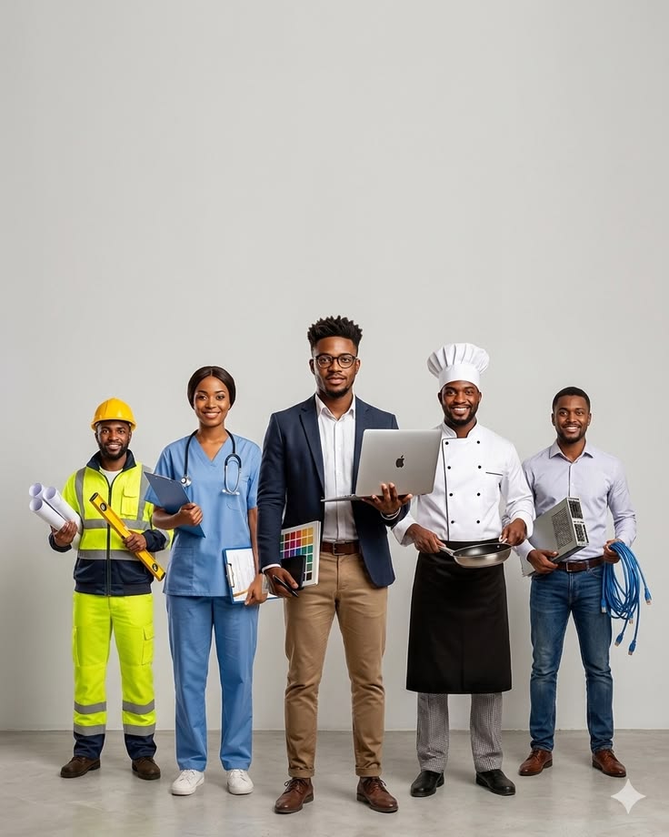 Entrepreneurs et professionnels béninois de secteurs variés